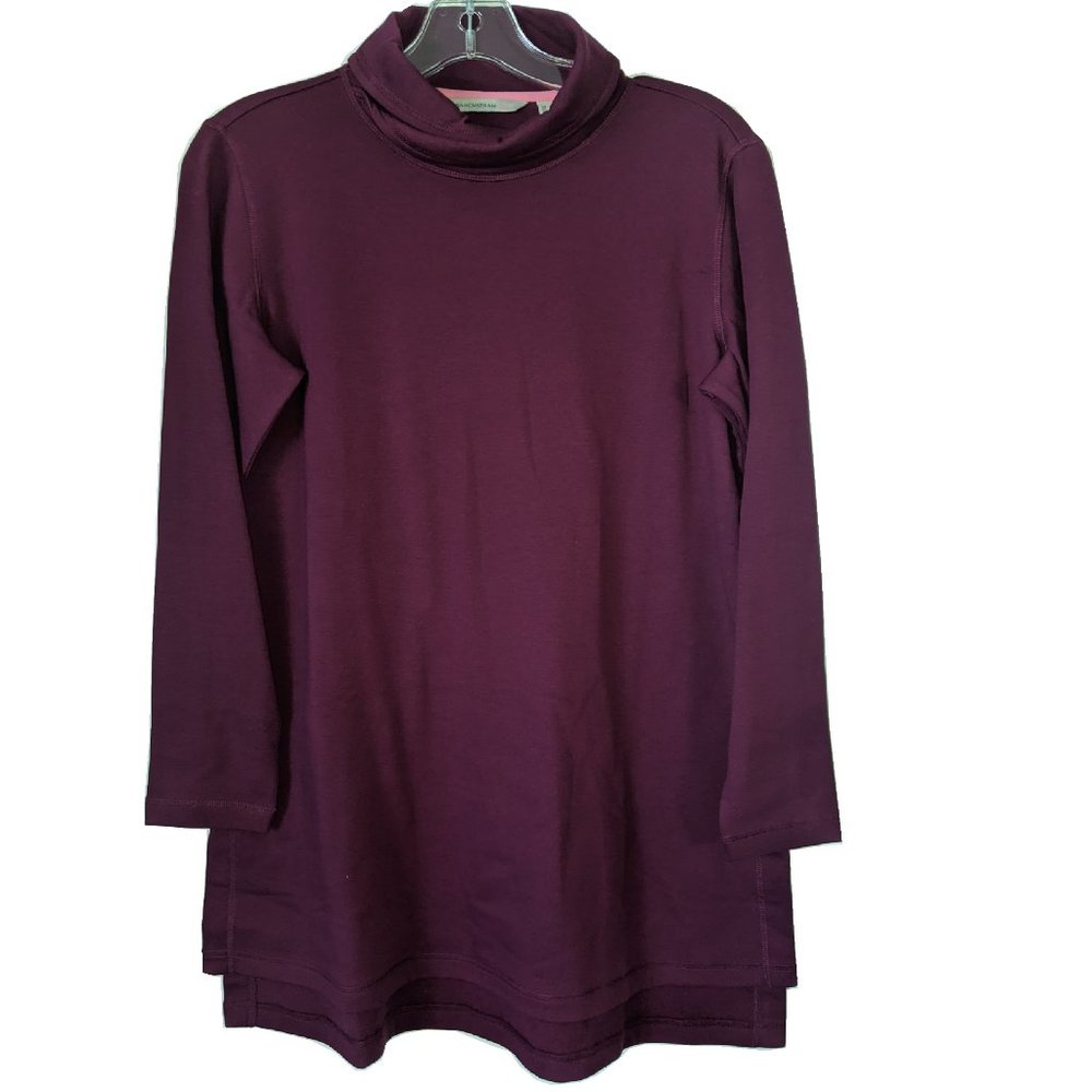 Isaac Mizrahi Live! SOHO Funnel Neck Long Sleeve